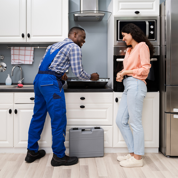 can you provide an estimate for cooktop repair before beginning any work in Pittsview